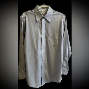 Brooks Brothers Long Sleeve Button Down Dress Shirt Size 15 1/2 - 33